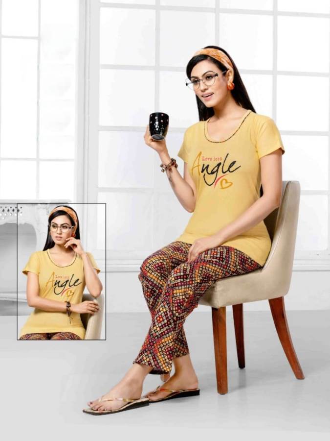 Full Pant 21 To 26 Hosiery Cotton Full Night Suits